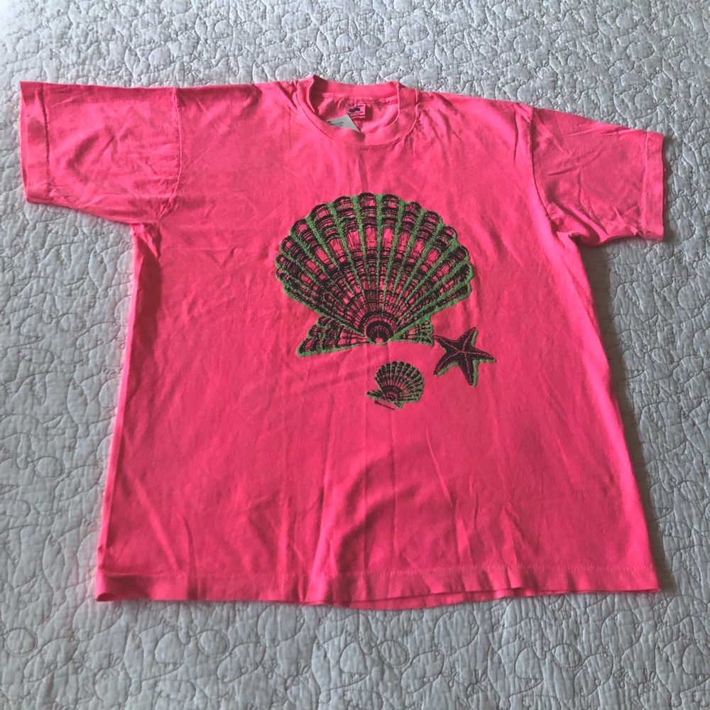 Vintage old Stock Fruit of the Loom Single Stitch graphic Short Sleeve Sz XL NWT